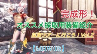 Mhw Ib 導きの地 オススメ採取用装備vol 3 Exドラゴン装備採用 ウマロのゲームブログ